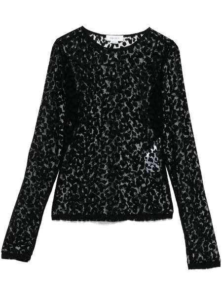  Alexander Mcqueen Leopard-pattern Top - Black 