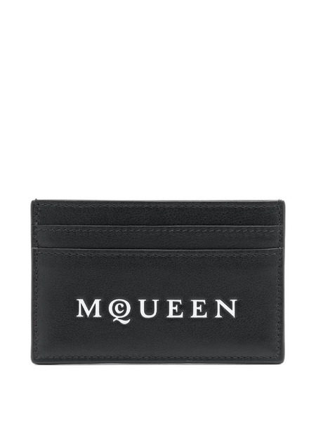  Alexander Mcqueen Logo-debossed Cardholder - Black 