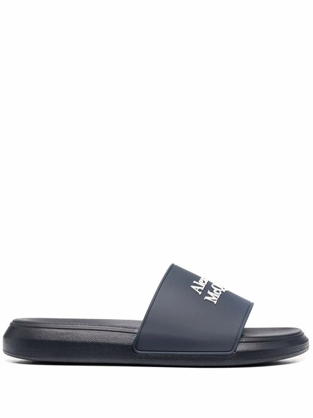  Alexander Mcqueen Logo-print Slides - 4085 