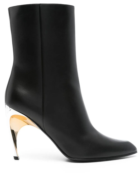  Alexander Mcqueen 95mm Armadillo Boots - Black 