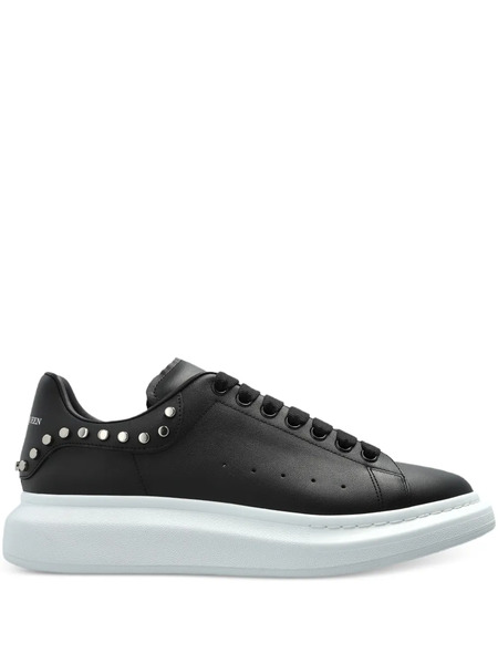 Alexander Mcqueen Oversized Leather Sneakers - Black 