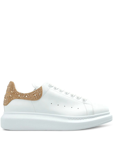  Alexander Mcqueen Oversized Leather Sneakers - White 