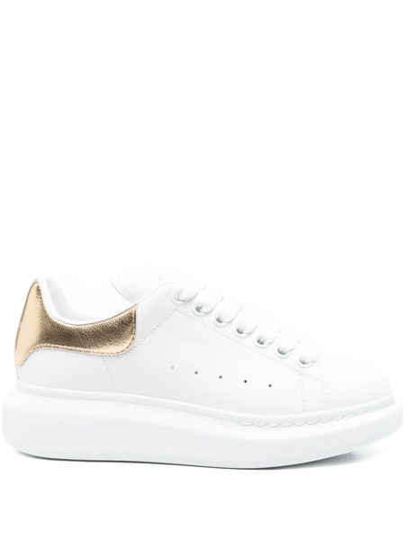  Alexander Mcqueen Oversized Leather Sneakers - White 