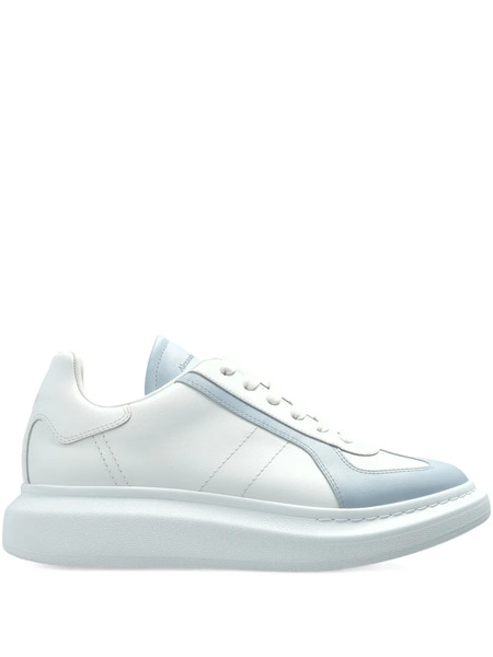  Alexander Mcqueen Oversized Retro Leather Sneakers - White 