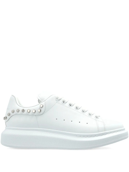 Alexander Mcqueen Oversized Stud-embellished Platform Sneakers - White 