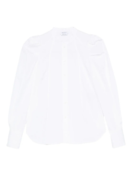  Alexander Mcqueen Puff-sleeve Button-front Shirt - White 