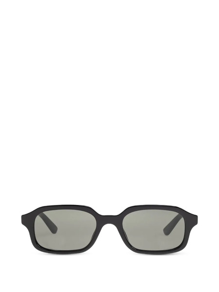  Alexander Mcqueen Rectangle-frame Sunglasses - Black 