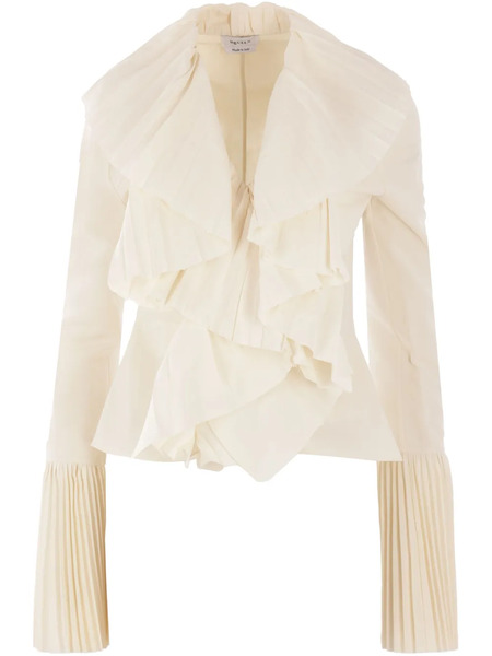  Alexander Mcqueen Ruffle-detailing Blouse - Neutrals 