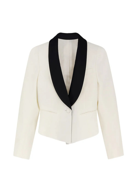  Alexander Mcqueen Shawl-lapel Single-button Blazer - White 
