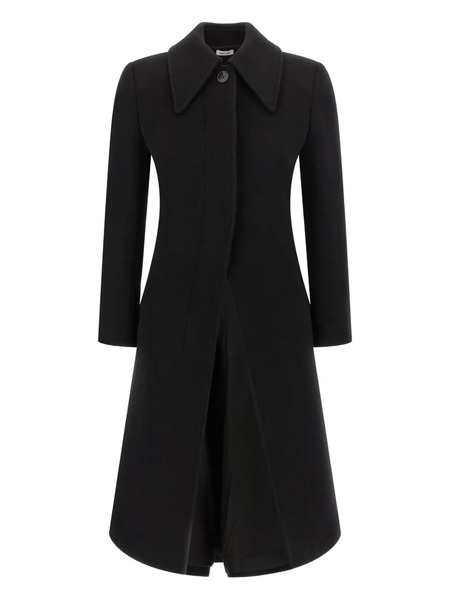  Alexander Mcqueen Single-breasted Coat - Black 
