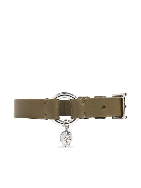  Alexander Mcqueen Skull Charm Bracelet - Green 