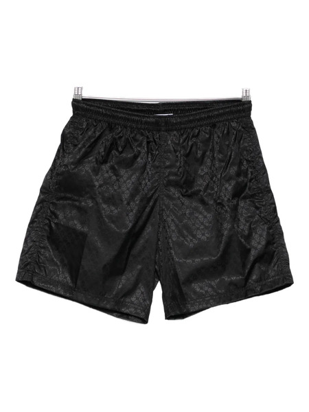  Alexander Mcqueen Skull-pattern Swim Shorts - Black 