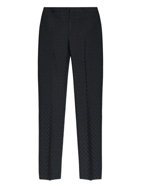  Alexander Mcqueen Skull-pattern Trousers - Black 