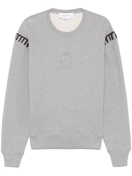  Alexander Mcqueen Skull Sweatshirt - Grey 