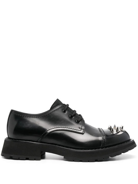  Alexander Mcqueen Spike-stud Derby Shoes - Black 