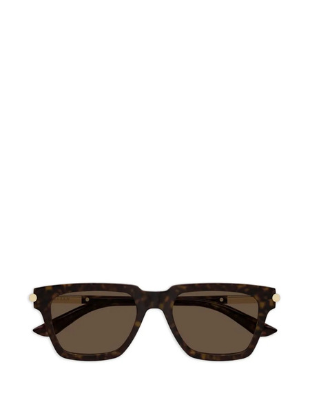  Alexander Mcqueen Square-frame Sunglasses - Brown 