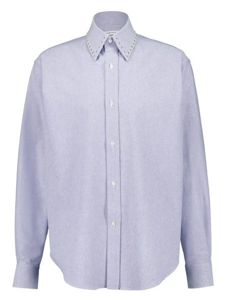  Alexander Mcqueen Stud-embellished Shirt - Blue 