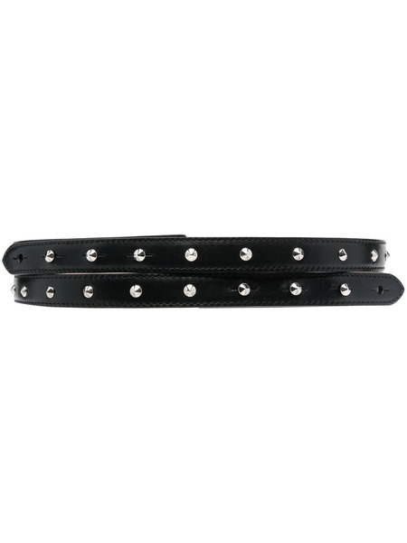  Alexander Mcqueen Studded Leather Belt - Black 