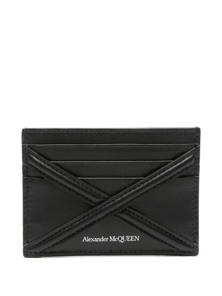  Alexander Mcqueen The Harness Card Holder - Black 