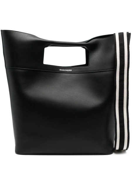  Alexander Mcqueen The Square Tote Bag - Black 