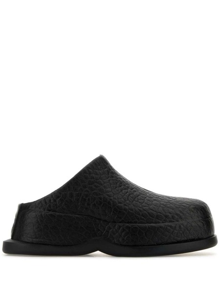  Alexander Mcqueen Wave Mules - Black 