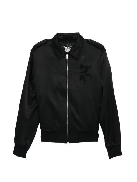  Alexander Mcqueen Zip Embellished Jacket - Black 