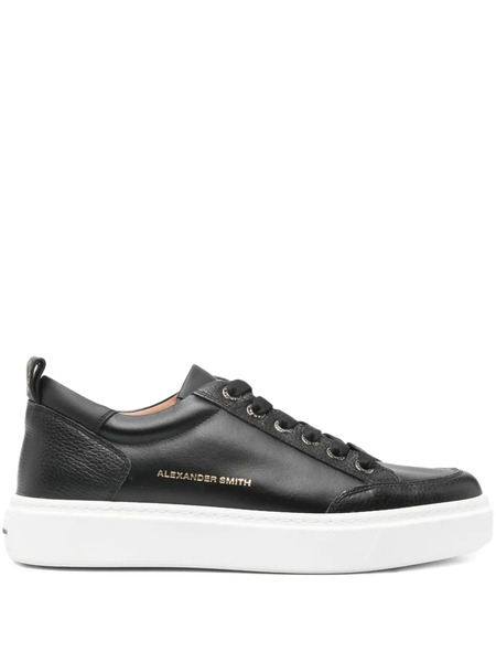  Alexander Smith Bond Leather Sneakers - Black 