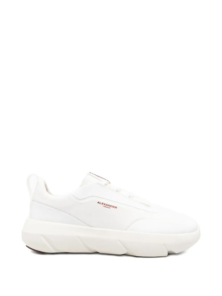  Alexander Smith Eclipse Panelled Leather Sneakers - White 