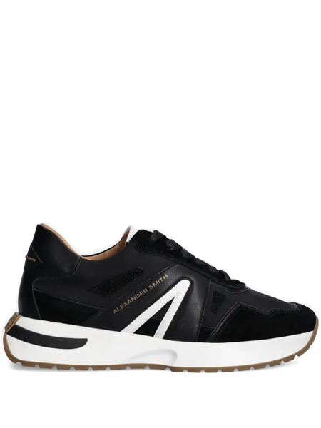  Alexander Smith Panelled Lace-up Sneakers - Blk 