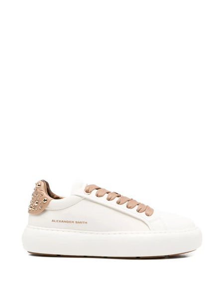  Alexander Smith Soho Leather Sneakers - White 