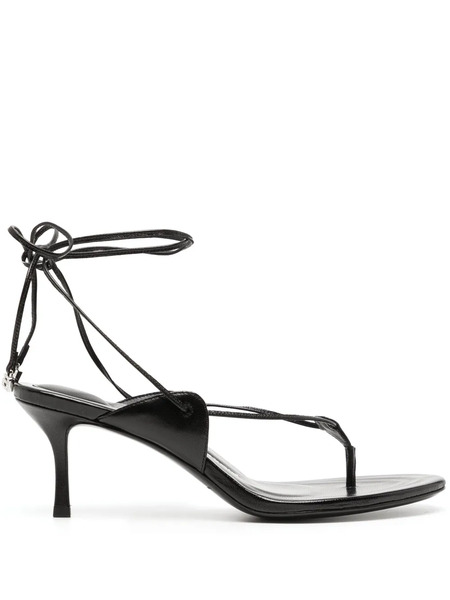  Alexander Wang Ankle-strap Low-heel Sandals - Black 