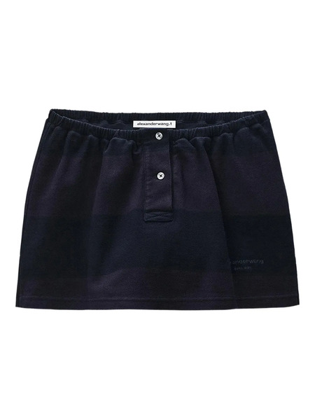  Alexander Wang Button Mini Skort - Black 