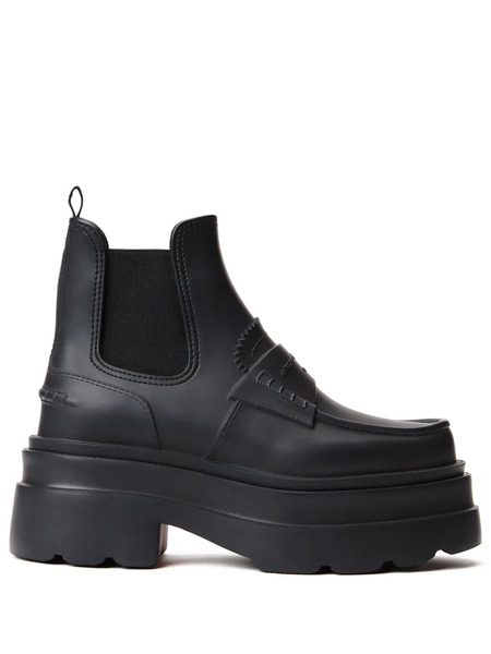  Alexander Wang Carter Panelled Leather Chelsea Boots - Black 