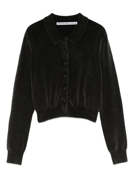  Alexander Wang Collared Cardigan - Black 