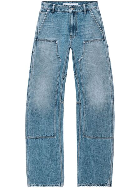  Alexander Wang Crystal Carpenter Jeans - Blue 