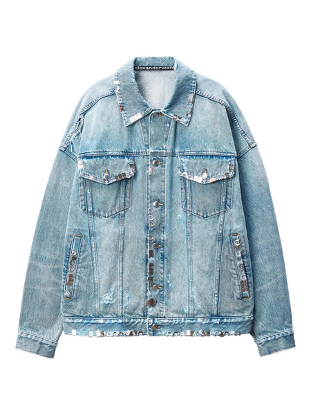  Alexander Wang Denim Jacket - Blue 