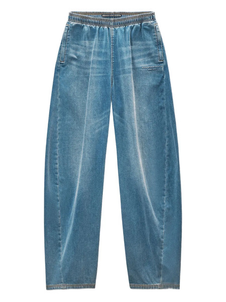  Alexander Wang Elasticated-waist Drawstring Track Pants - Blue 