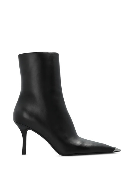  Alexander Wang Ferrara Pointed-toe Leather Boots - Black 
