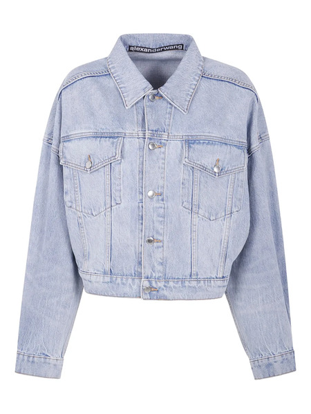  Alexander Wang Light-wash Denim Jacket - Blue 
