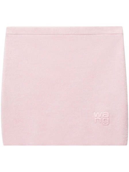  Alexander Wang Logo-embossed Mini Skirt - Pink 