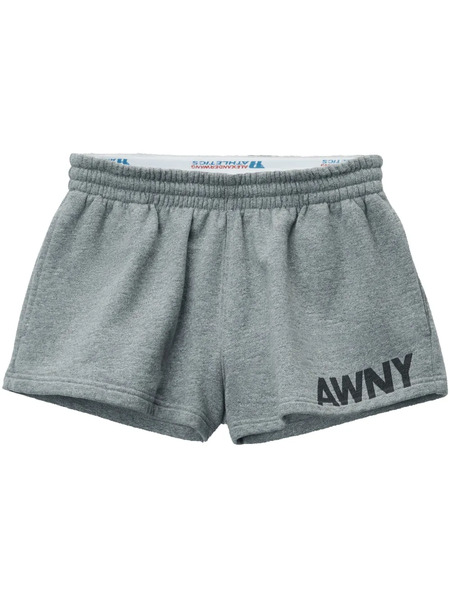  Alexander Wang Logo-print Shorts - Grey 