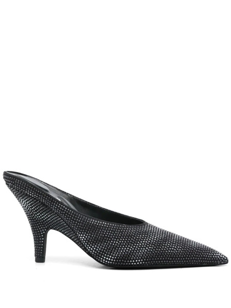  Alexander Wang 90mm Irina Mules - Black 
