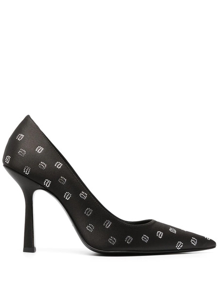  Alexander Wang Monogram-embellished Pumps - Black 