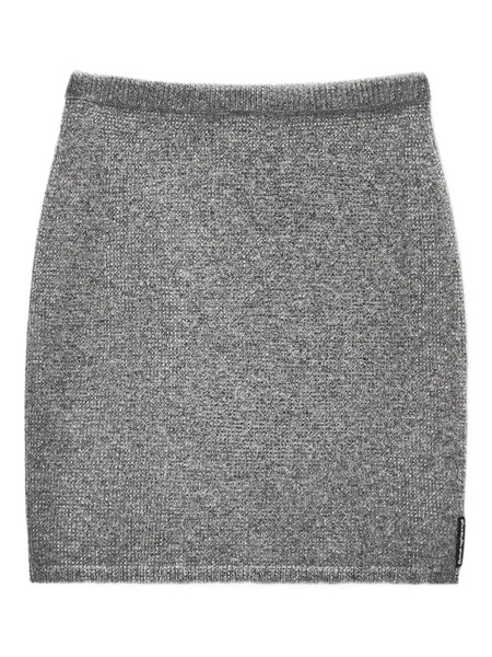  Alexander Wang Ribbed Mini Skirt - Grey 
