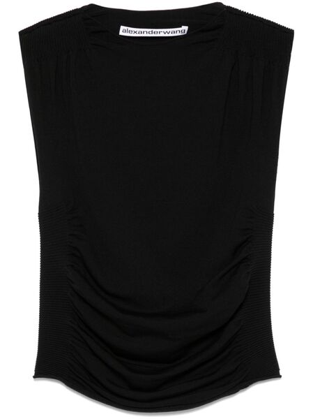  Alexander Wang Ruched Top - Black 