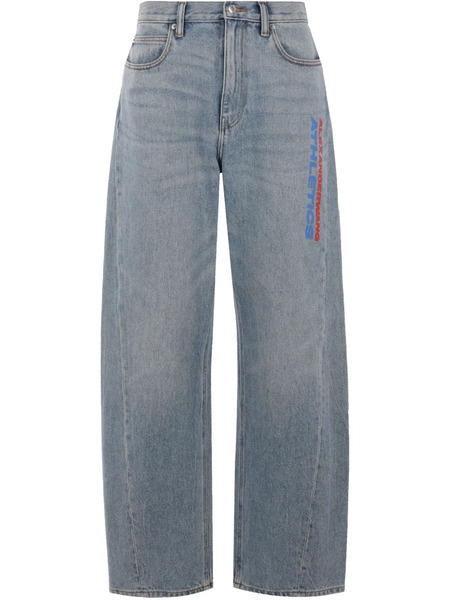  Alexander Wang Wide-leg Jeans - Grey 