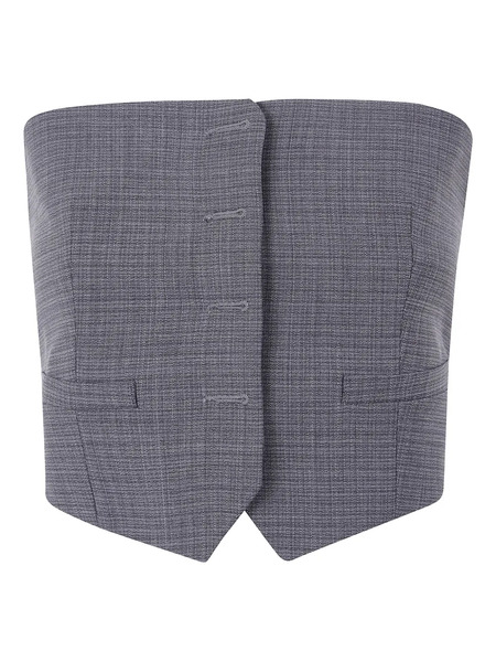  Alexander Wang Wool Cropped Top - Grey 
