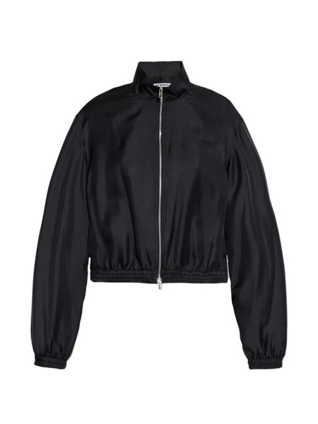  Alexander Wang Zip-up Elasticated-hem Jacket - Black 