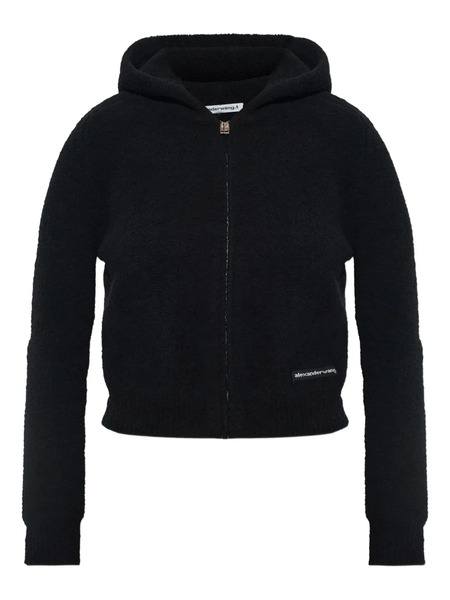  Alexander Wang Zip-up Hoodie - Black 