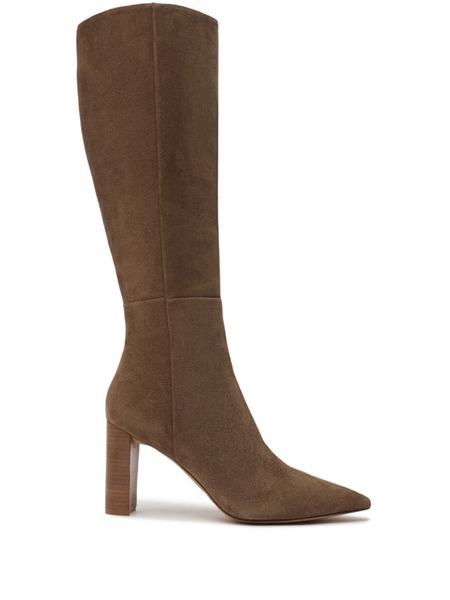  Alexandre Birman Elisa 85mm Suede Boots - Brown 